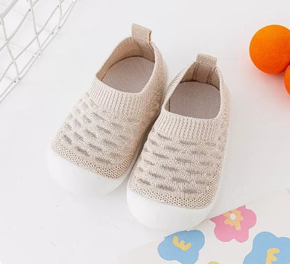 Chaussures de marche antidérapantes à semelle souple pour bébés, printemps et automne