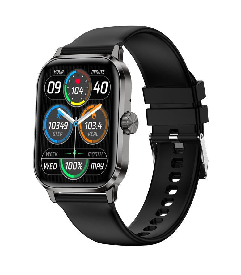 Montre intelligente avec appels Bluetooth et suivi de la fréquence cardiaque