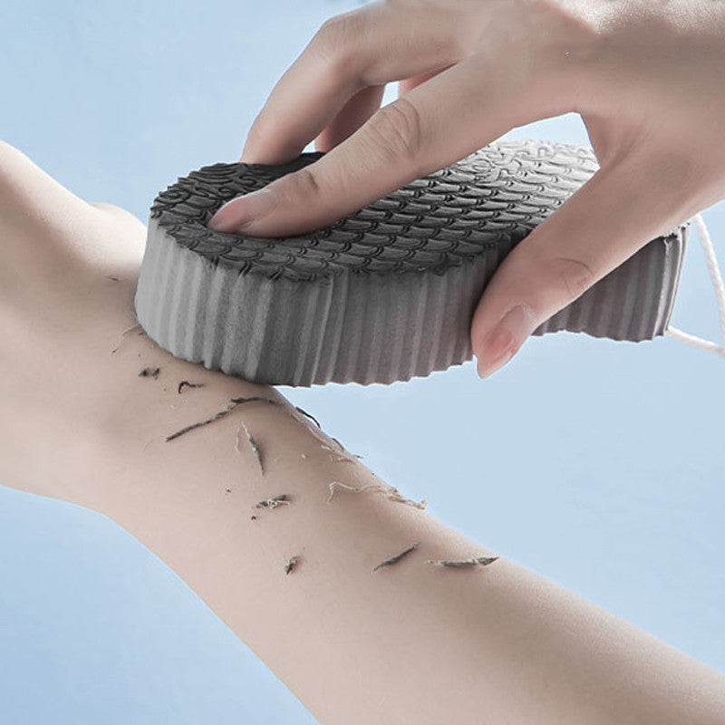 Esponja corporal 3D con patrón de escamas de pescado, bola de baño tridimensional
