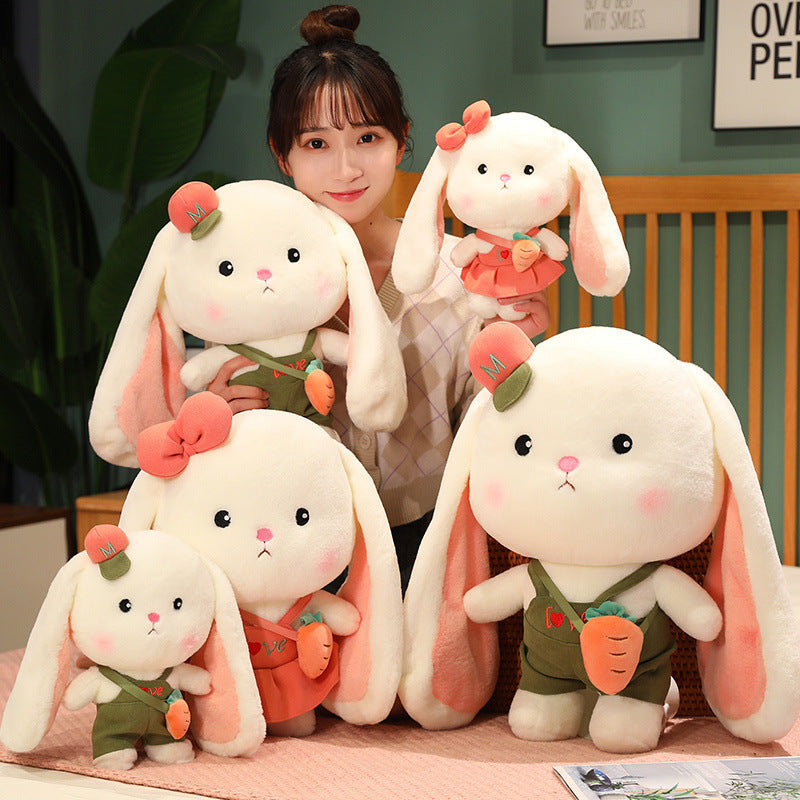 Nouvelle Peluche Lapin Blanc Mignonne et Tendance