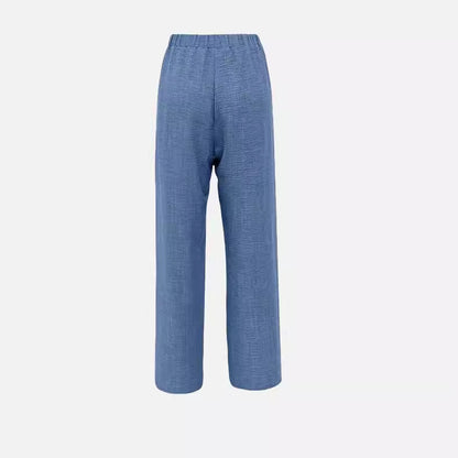 Pantalon décontracté type jean à lacets sur les côtés