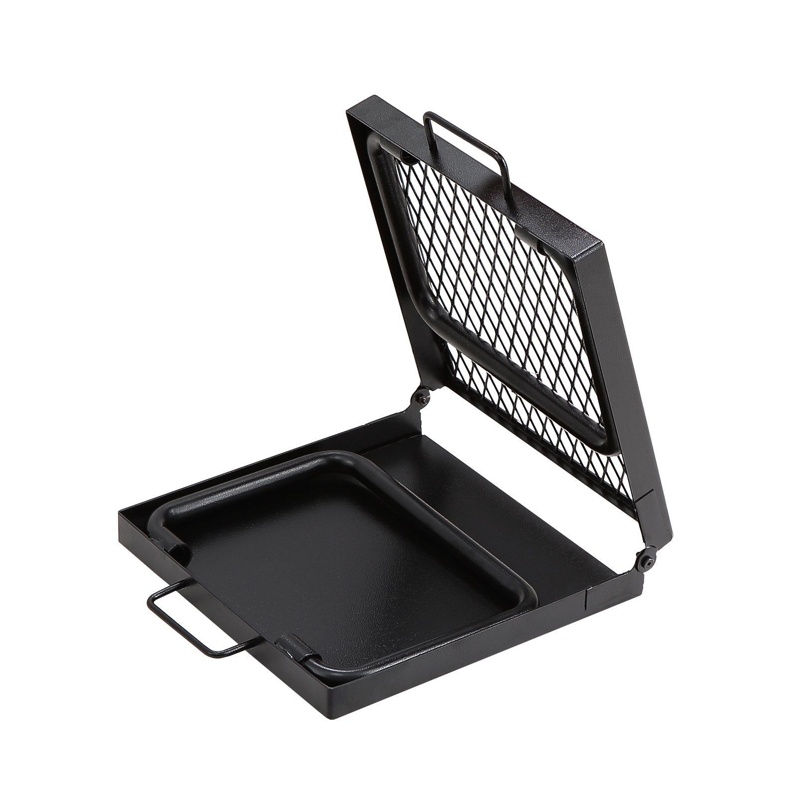 Grille de cuisson pliable pour feu de camp, grille en acier robuste