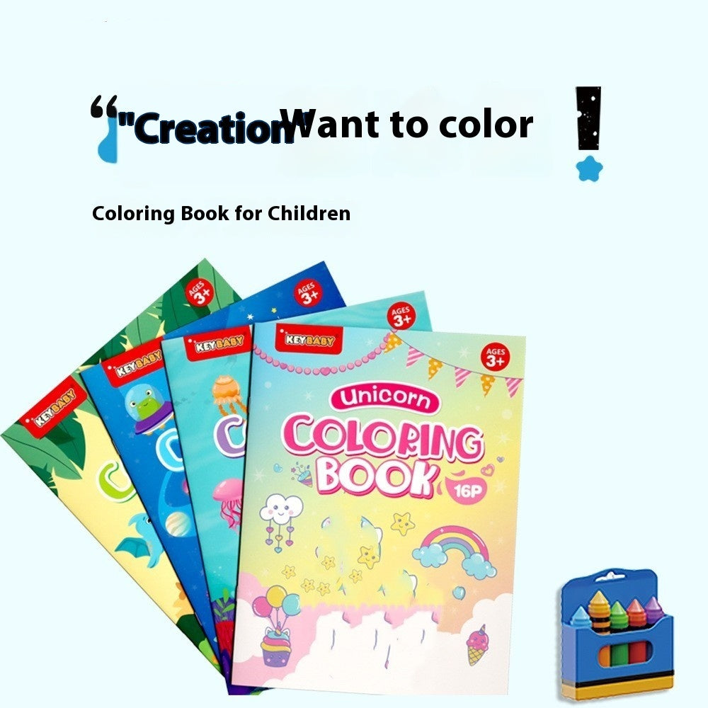 Libro de imágenes educativo para colorear para niños pequeños