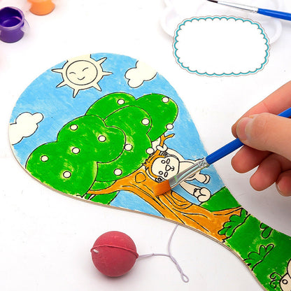 Jouet à balle créatif pour enfants, peinture faite à la main et graffiti