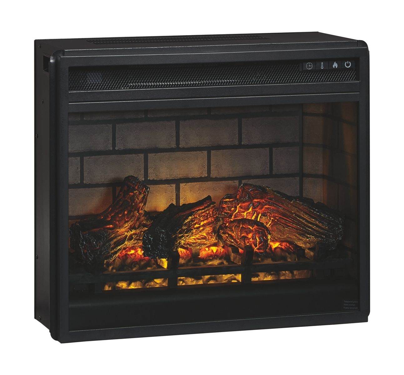 Dorrinson - TV Stand With Fireplace Insert-4