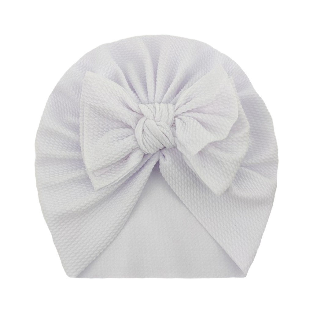 Chapeau chaud et mignon pour enfants européens et américains avec nœud
