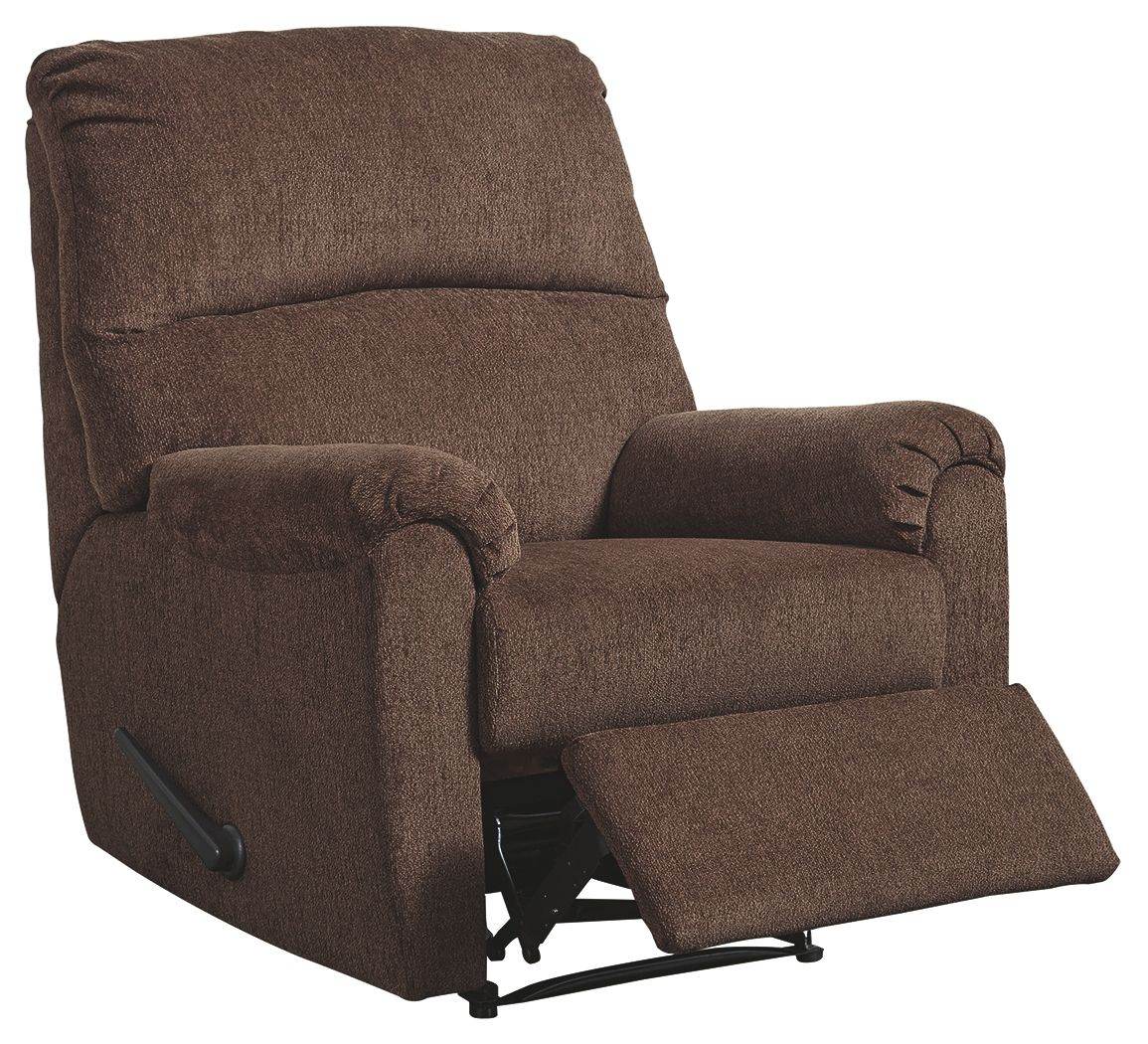 Nerviano - Zero Wall Recliner - Fabric - Chocolate-2