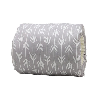 Almohada de brazo ajustable de algodón para lactancia de bebé, almohada de lactancia lavable para bebés, cojín de brazo para lactancia