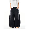 Retro Large Pocket Machete Jeans For Women