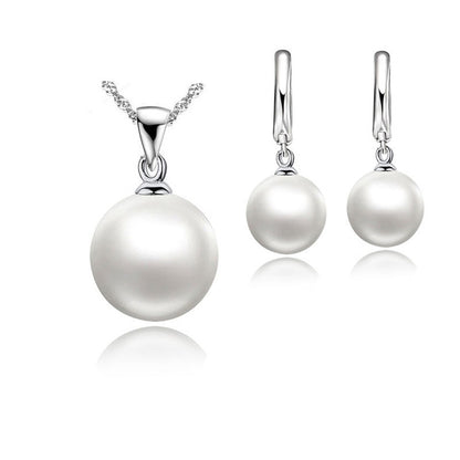 Boucles d'oreilles perles 10mm, pampilles perles chaîne vague d'eau
