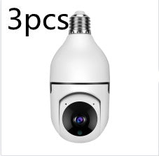 CÁMARA WIFI 1080P Bombilla Cámara 4X Zoom E27 Hogar 5GWiFi Alarma Monitor