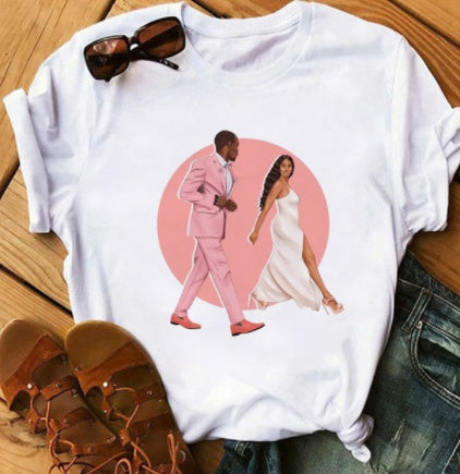 Camiseta de manga corta holgada para mujer