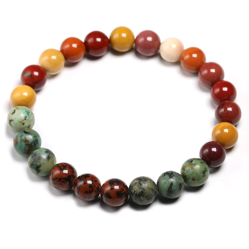 Ensemble de bijoux en pierre naturelle 8MM108 Bijoux en lapis-lazuli