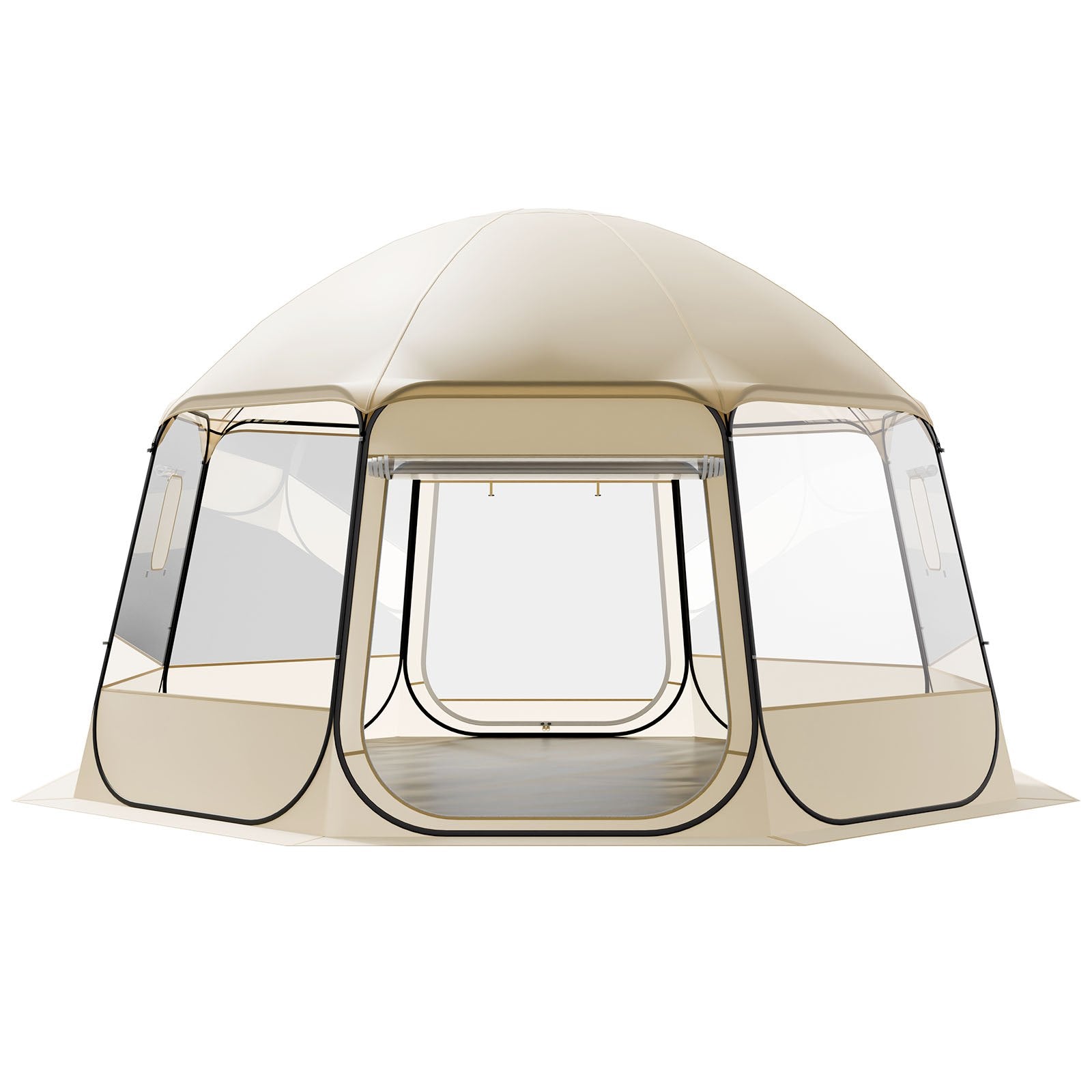 Pop Up Bubble Tent, 15 X 13.8 Ft Waterproof & UV-Resistant, Clear Camping Tent Shelter