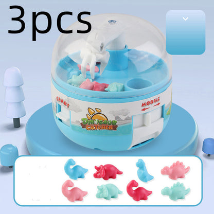 Jouet Gashapon pour Enfants Mini Machine à Pince Dinosaures Jouets pour Enfants