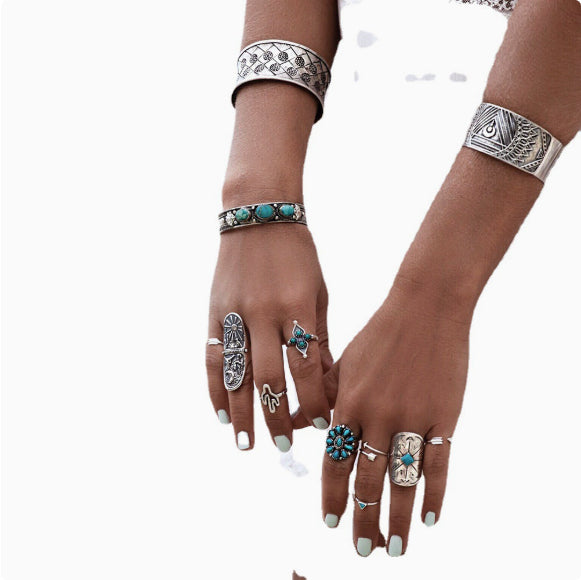Boho Vintage Ring Sets