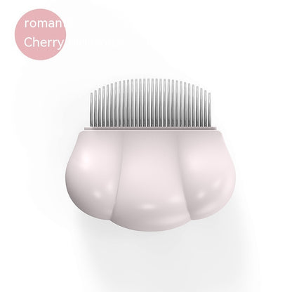 Peine de aseo para perros, cómodo, para mascotas, pequeños piojos, peines universales para la muda, cepillo en forma de concha, elimina enredos para perros, conejos y productos para mascotas