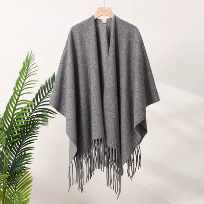 Manteau Cape Chaud de Voyage Rétro Haut de Gamme