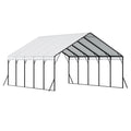 Heavy Duty Metal Carport, 20 X 24 Ft Outdoor Carport