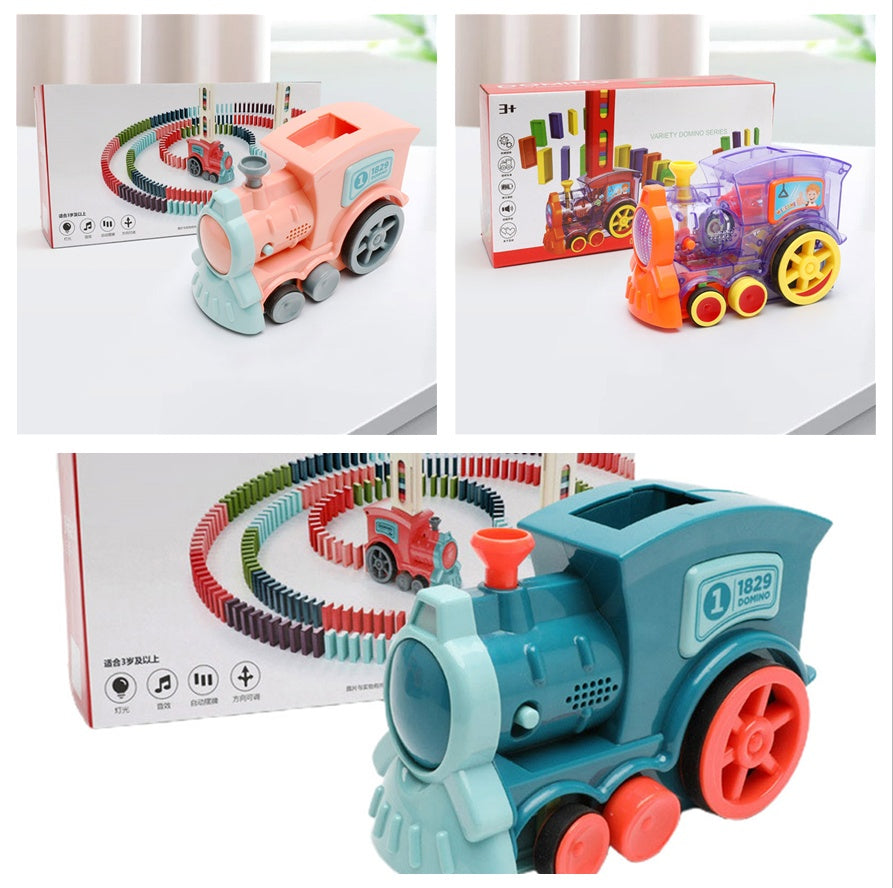 Jouets train de dominos