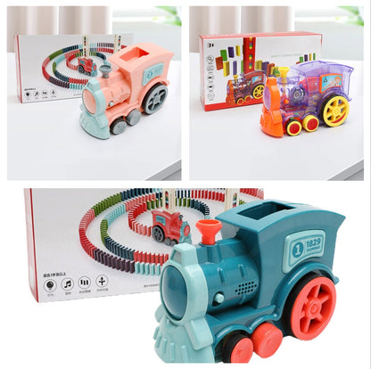 Jouets train de dominos