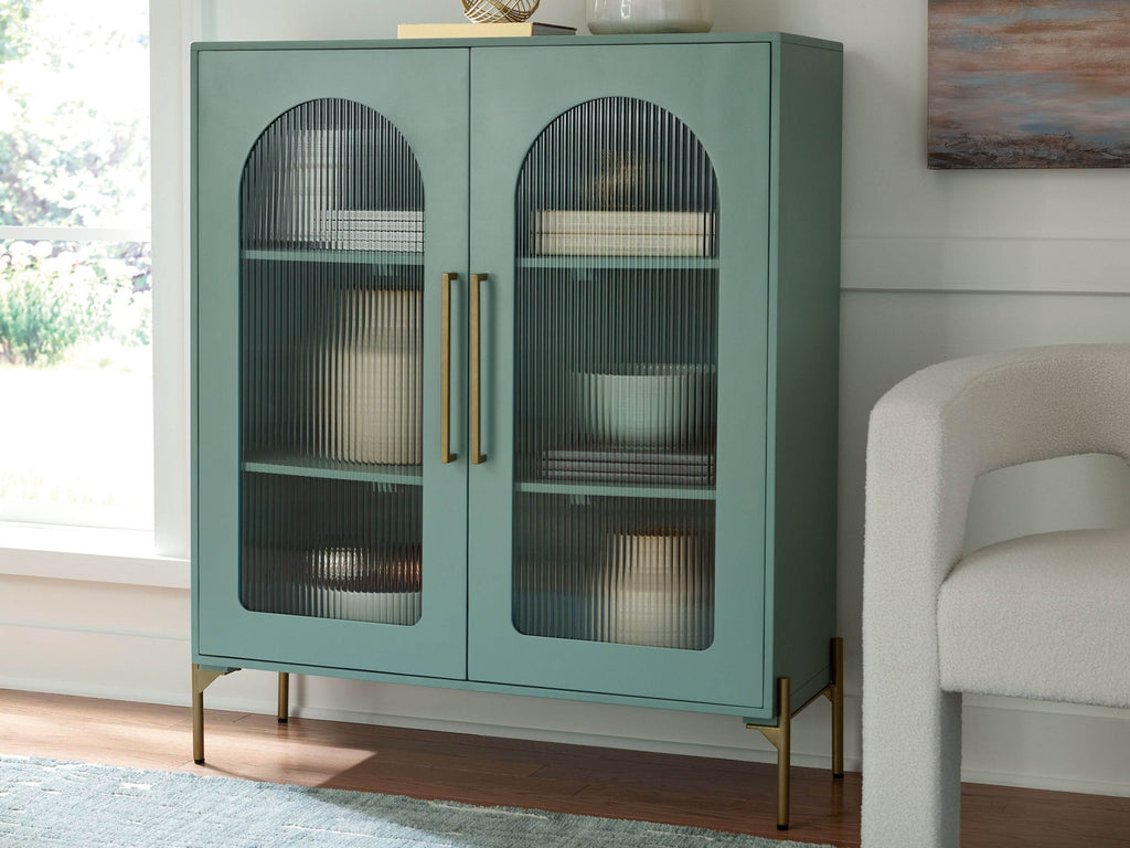 Adwen - Accent Cabinet - Light Green-2