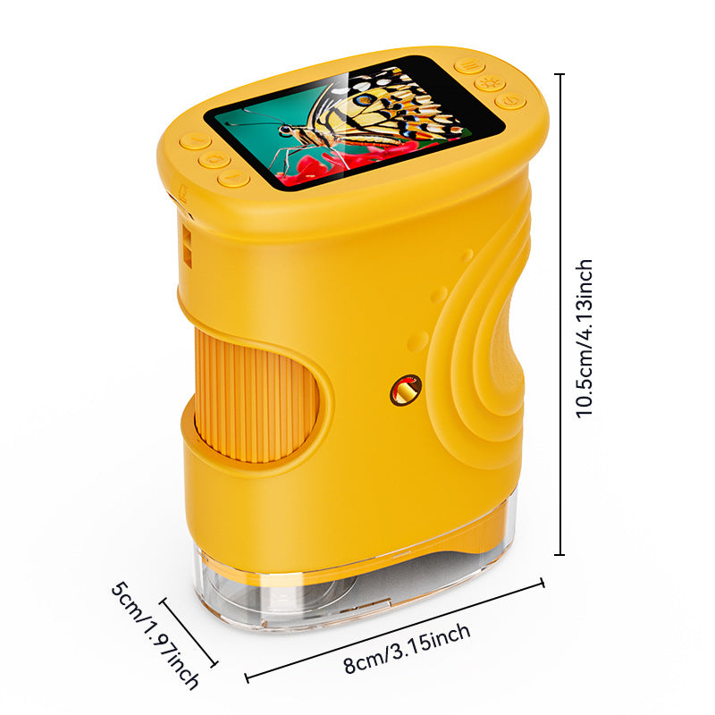 Microscope numérique portable pour enfants pour l'exploration en extérieur