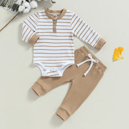 Barboteuse Bébé Style Hong Kong Printemps Et Été Barboteuse Garçon