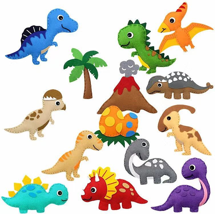 Jouets éducatifs créatifs en feutrine cousus main pour enfants
