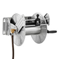 Wall Mounted Garden Hose Reel 150ft Hose Winder Brass