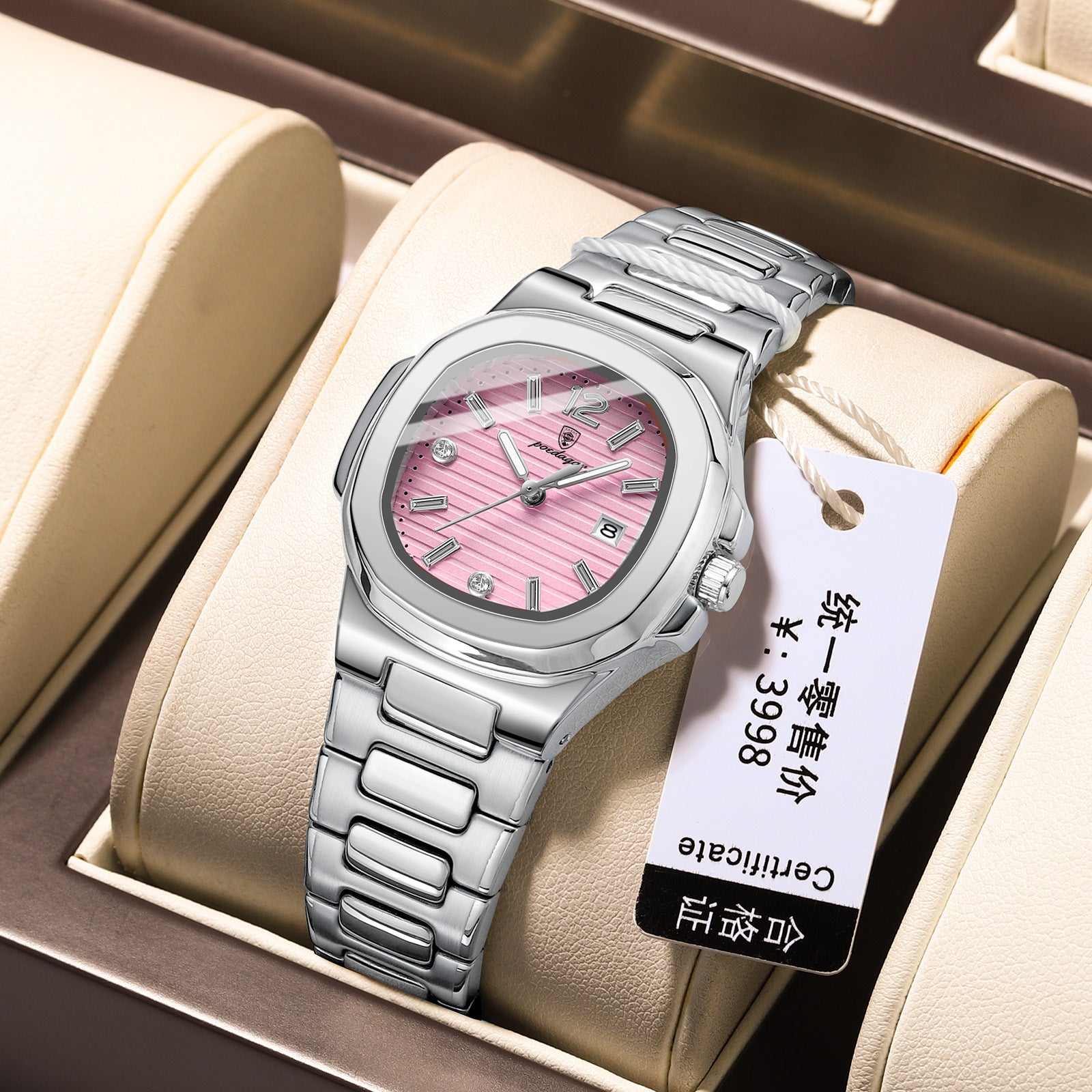 Reloj de Cuarzo Luminoso Ultrafino para Mujer