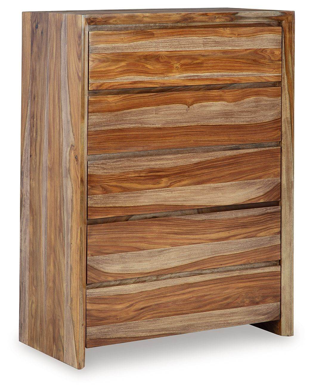 Signature Design by Ashley 5-Drawer Brown Wood Accent Chest-0