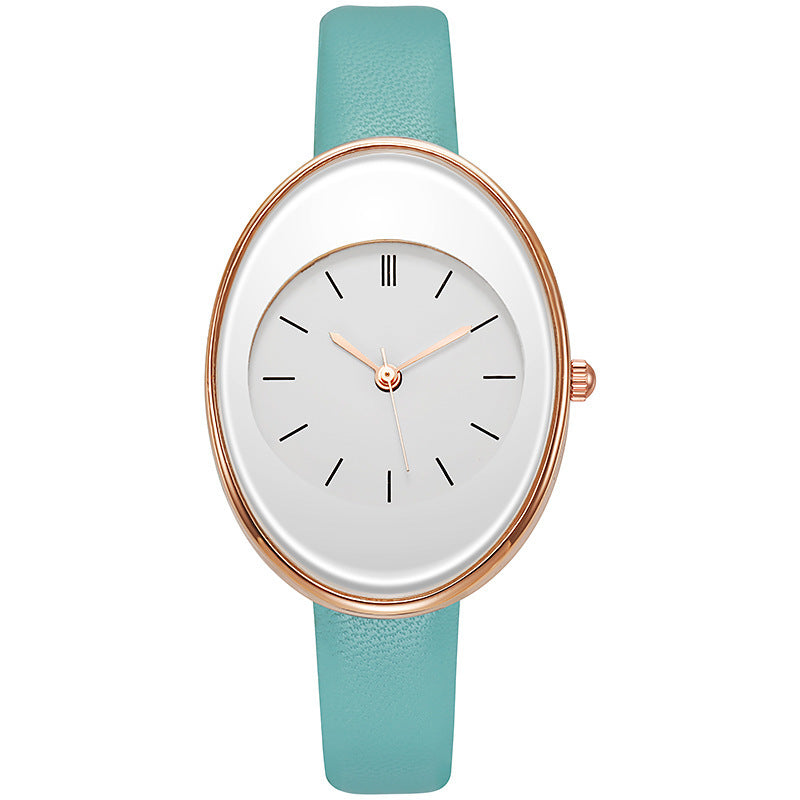Reloj Neutro para Mujer con Correa de Acero, Moda Sencilla, Cuarzo