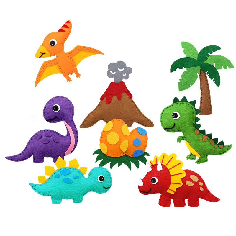 Jouets éducatifs créatifs en feutrine cousus main pour enfants
