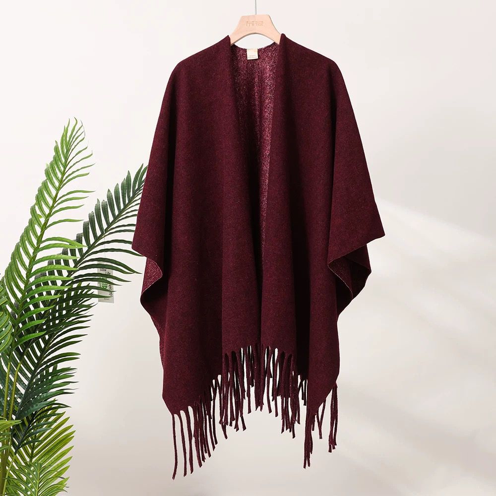 Manteau Cape Chaud de Voyage Rétro Haut de Gamme
