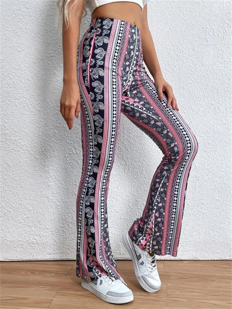 Pantalon large décontracté ample