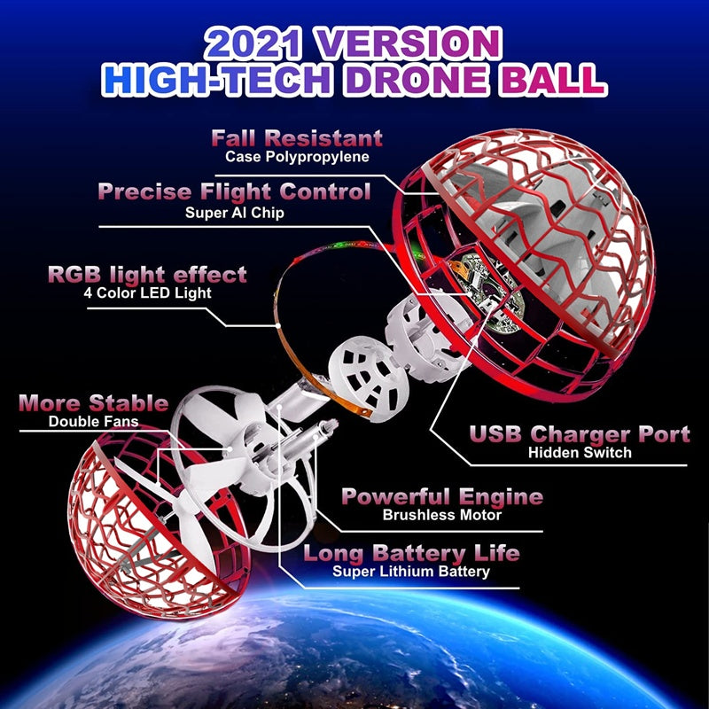 Balle volante originale intelligente à induction