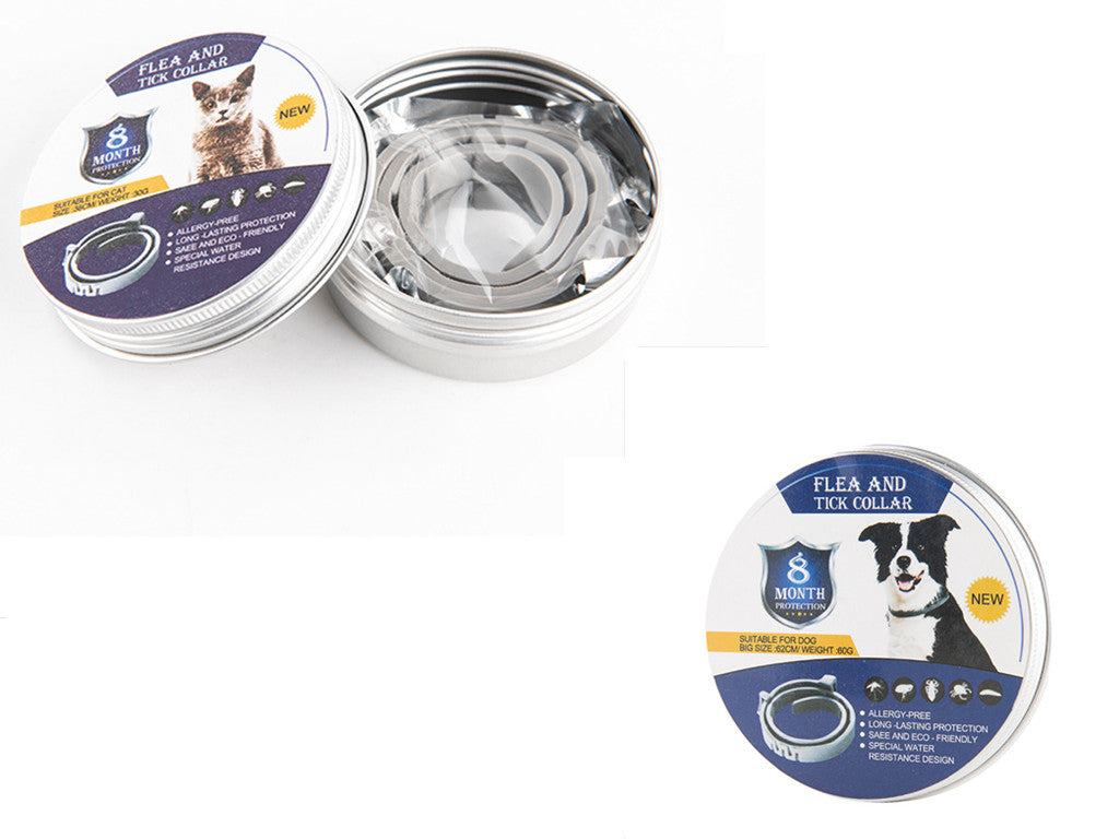 Collar antimosquitos para mascotas, ajustable, repelente de insectos para gatos y perros, suministros para mascotas