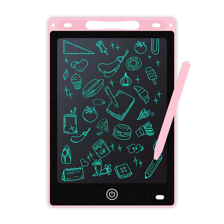 Tablette d'écriture et de dessin LCD couleur pour enfants 12 pouces