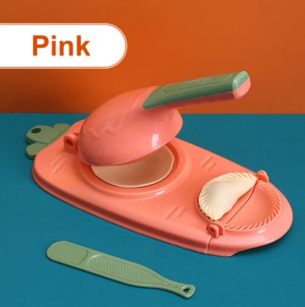 Nueva herramienta 2 en 1 para hacer dumplings de cocina, utensilio manual para hornear repostería