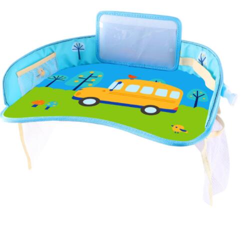 Sac de rangement imperméable pour jouets d'enfants, sac de rangement pour voiture, plateau de table à manger, table de jouets étanche