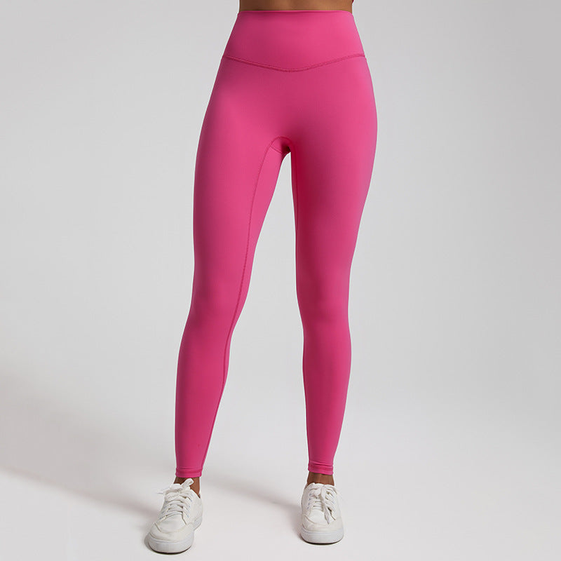 Nouveau Yoga Pantalon de Fitness Course Taille Haute Remonte-Fesses Européen et Américain
