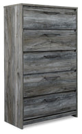 Signature Design by Ashley Baystorm Five Drawer Gray Storage Chest-0