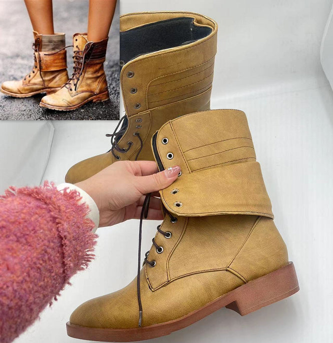 Bottes Martin à brides croisées