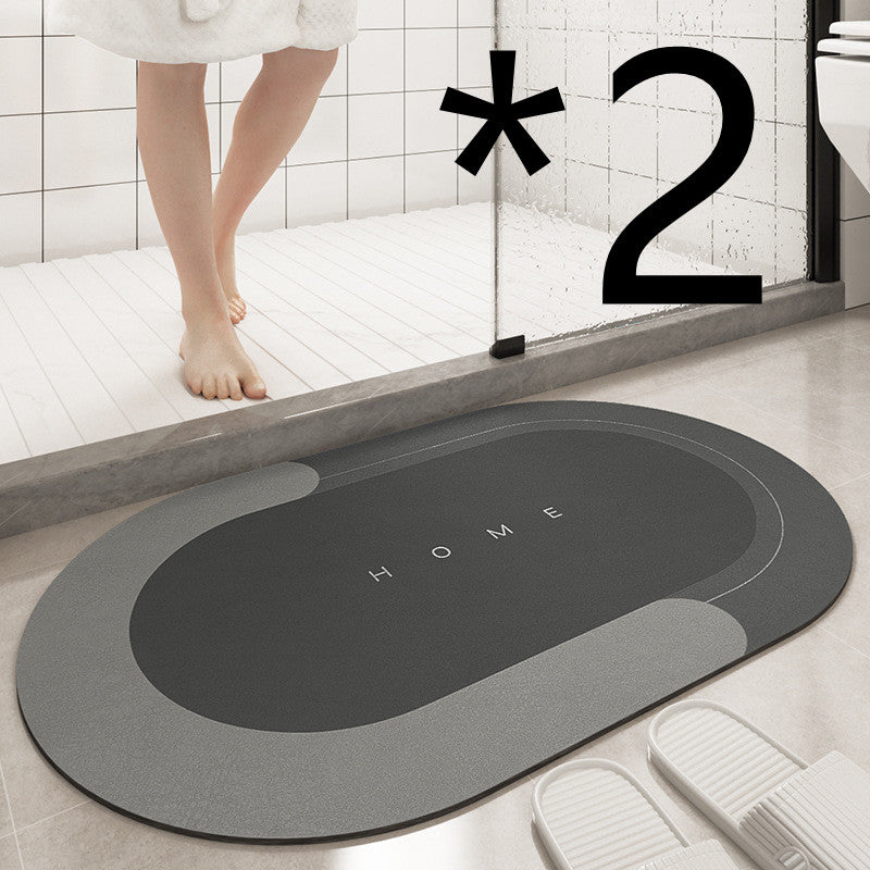 Alfombrilla Antideslizante para Baño con Puerta Corredera