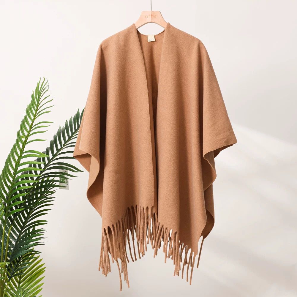 Manteau Cape Chaud de Voyage Rétro Haut de Gamme