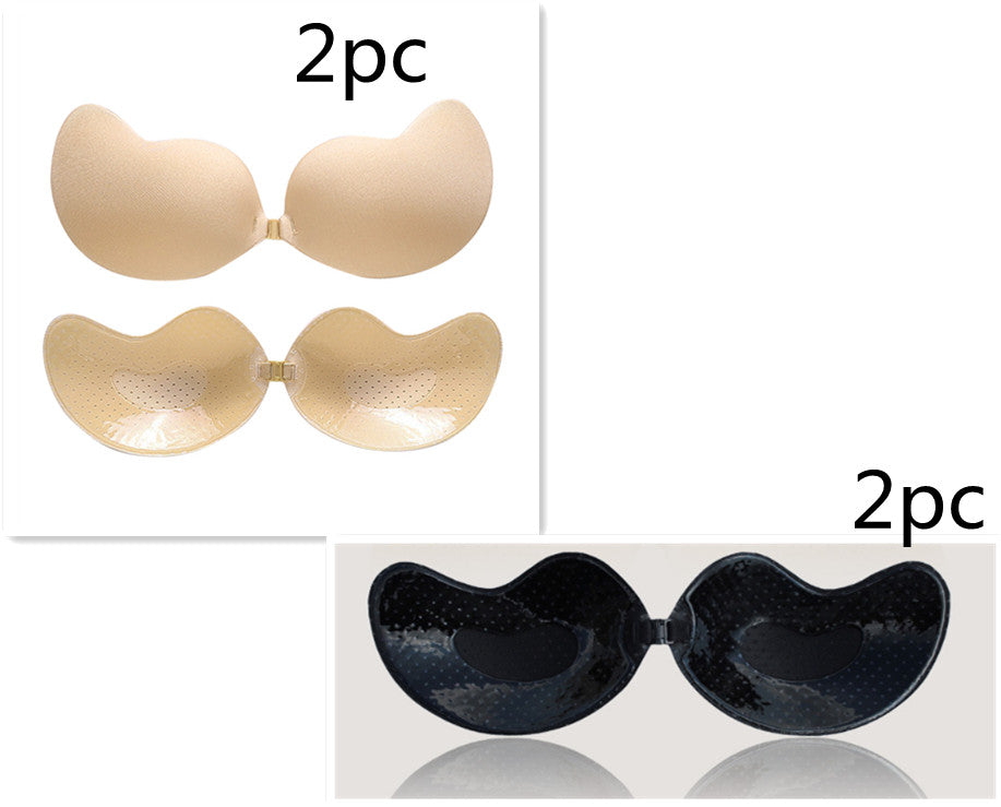 Sujetador Push Up Invisible Sujetador Sin Espalda Sin Tirantes Bralette Sin Costuras con Cierre Delantero Ropa Interior
