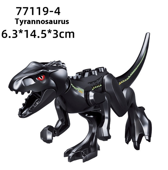Blocs de construction de jouets dinosaures, petites particules de puzzle