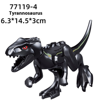 Blocs de construction de jouets dinosaures, petites particules de puzzle