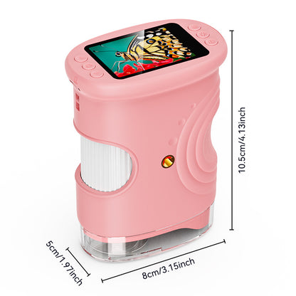 Microscope numérique portable pour enfants pour l'exploration en extérieur